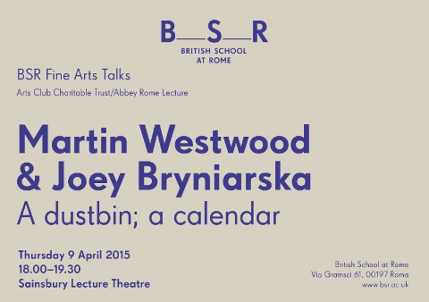 Martin Westwood & Joey Bryniarska – A dustbin; a calendar